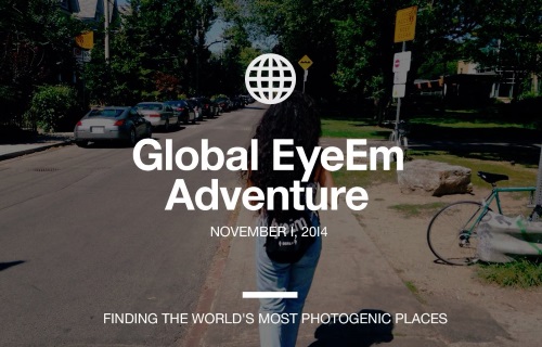 2014年 11月1日 Global EyeEm Adventureが世界中で開催！東京もあります。参加者募集してます。